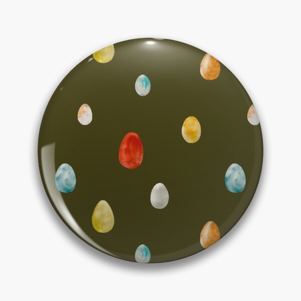 Item preview, Egg textured Easter colored pattern a watercolor green designed and sold by Yana Mustafina | Boho Soulful Designs.