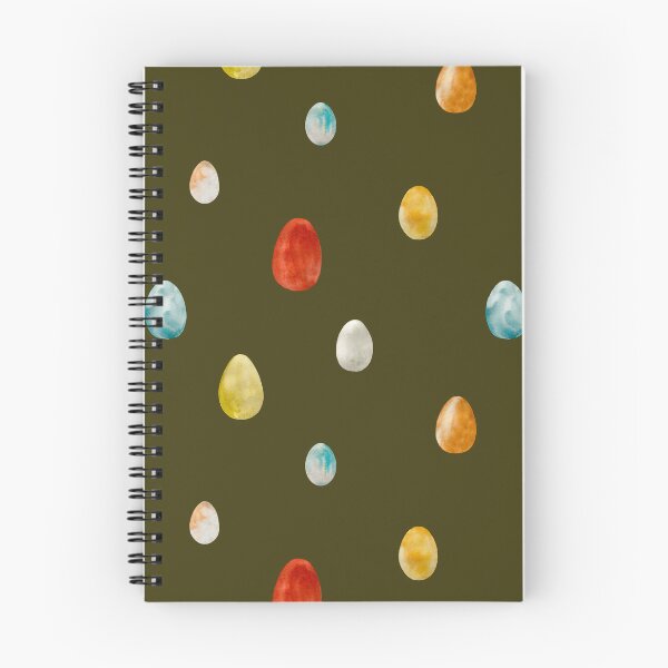 Item preview, Egg textured Easter colored pattern a watercolor green designed and sold by Yana Mustafina | Boho Soulful Designs.