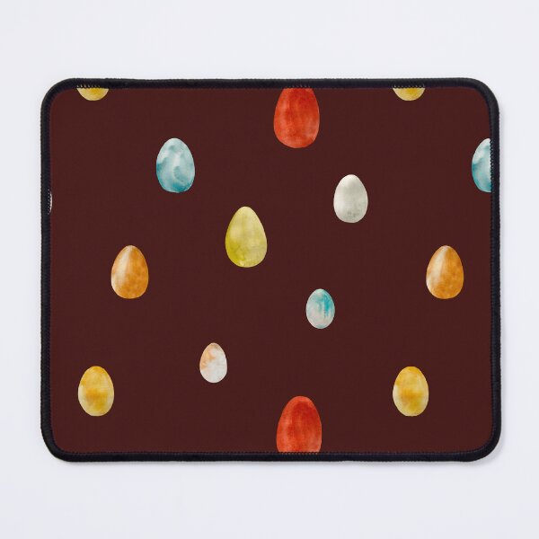 Item preview, Egg textured Easter colored pattern a watercolor red designed and sold by Yana Mustafina | Boho Soulful Designs.