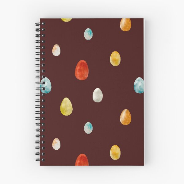 Item preview, Egg textured Easter colored pattern a watercolor red designed and sold by Yana Mustafina | Boho Soulful Designs.