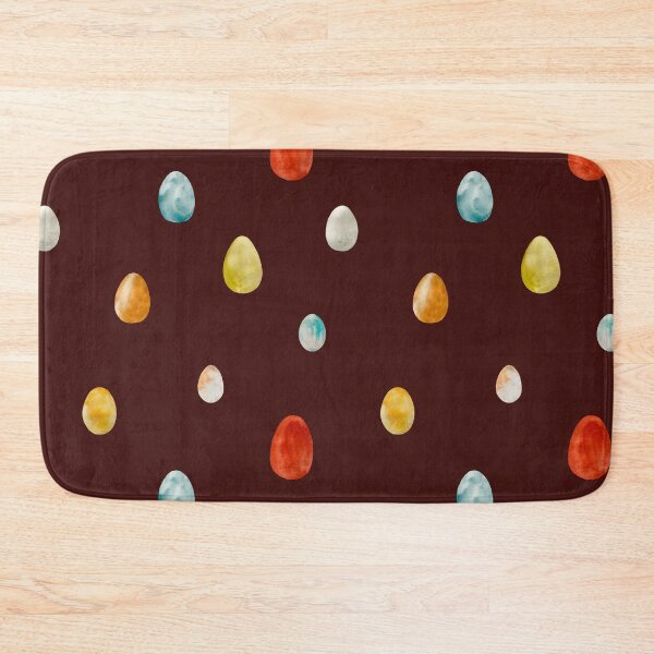 Item preview, Egg textured Easter colored pattern a watercolor red designed and sold by Yana Mustafina | Boho Soulful Designs.