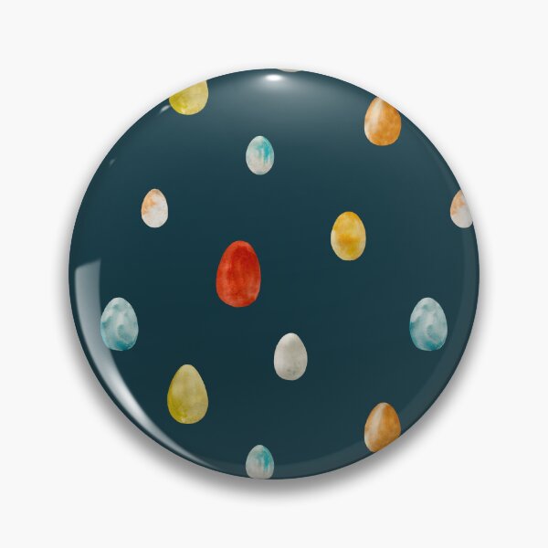 Item preview, Egg textured Easter colored pattern a watercolor blue designed and sold by Yana Mustafina | Boho Soulful Designs.