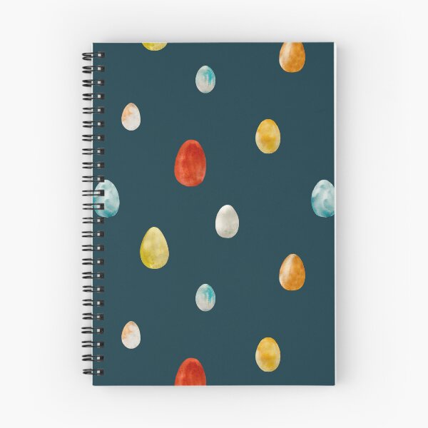 Item preview, Egg textured Easter colored pattern a watercolor blue designed and sold by Yana Mustafina | Boho Soulful Designs.