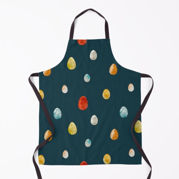 Item preview, Egg textured Easter colored pattern a watercolor blue designed and sold by Yana Mustafina | Boho Soulful Designs.