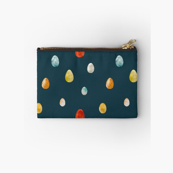 Item preview, Egg textured Easter colored pattern a watercolor blue designed and sold by Yana Mustafina | Boho Soulful Designs.