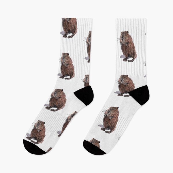 Item preview, Cute Fluffy Beaver designed and sold by Katerina Makarova.