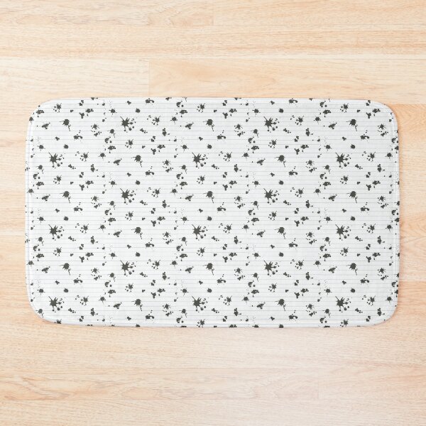 Item preview, Black ink splodges on lined paper designed and sold by Cheekyleopard.