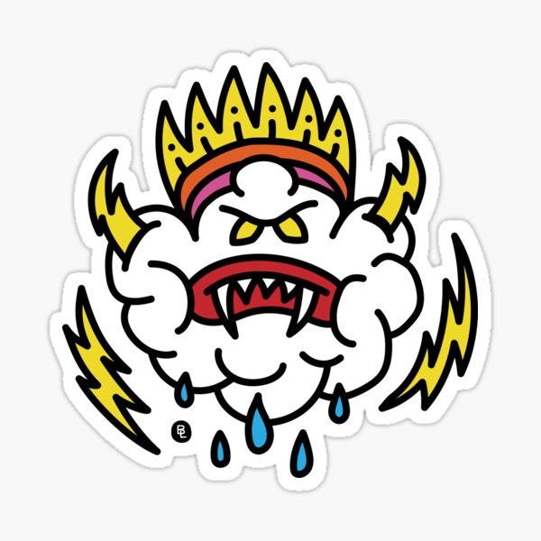 King Cirrus Sticker