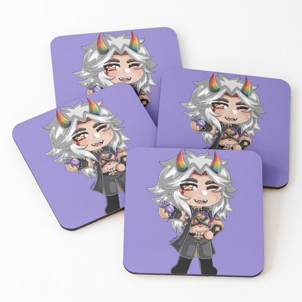 Item preview, Genshin impact Arataki Itto chibi artwork  designed and sold by Kotokoxii.
