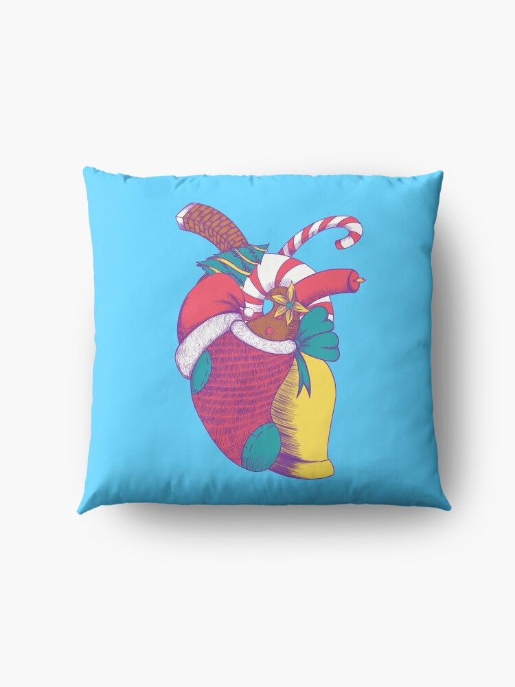 Alternate view of Christmas Heart Floor Pillow