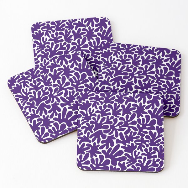 Item preview, Organic Shapes Abstract 240822 - Deep Purple designed and sold by Artberry.