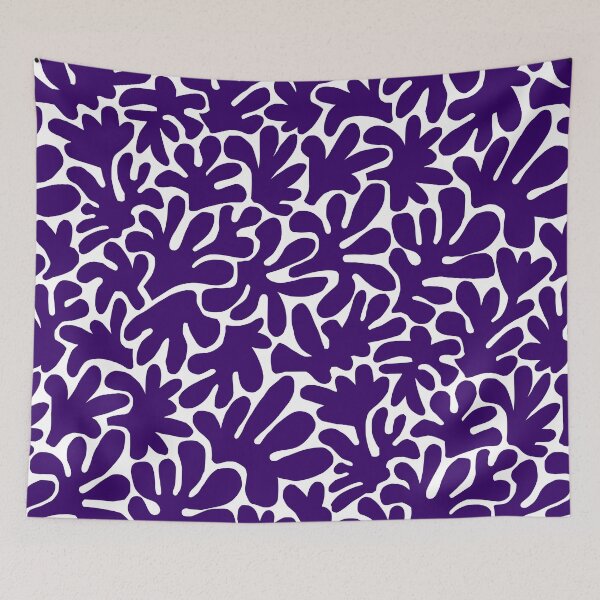 Item preview, Organic Shapes Abstract 240822 - Deep Purple designed and sold by Artberry.