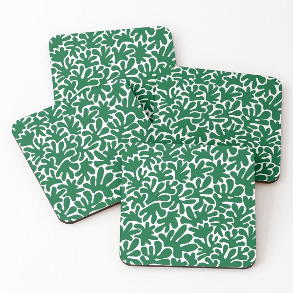 Item preview, Organic Shapes Abstract 240822 - Forest Green designed and sold by Artberry.