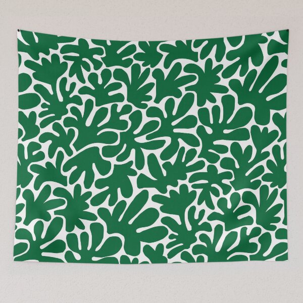 Item preview, Organic Shapes Abstract 240822 - Forest Green designed and sold by Artberry.