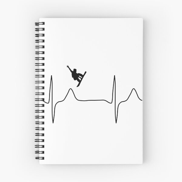 Item preview, My heart beats for Snowboarding, light background designed and sold by Jeeb-Arts.