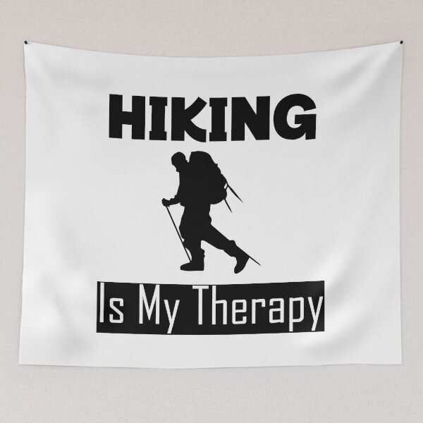 Item preview, HIKING IS MY THERAPY designed and sold by AnasDesigner95.