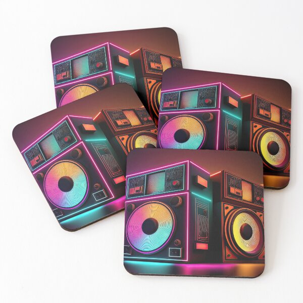 Aperçu de l'œuvre Disco eighties nineties music audio speakers créée et vendue par mrlongfield.