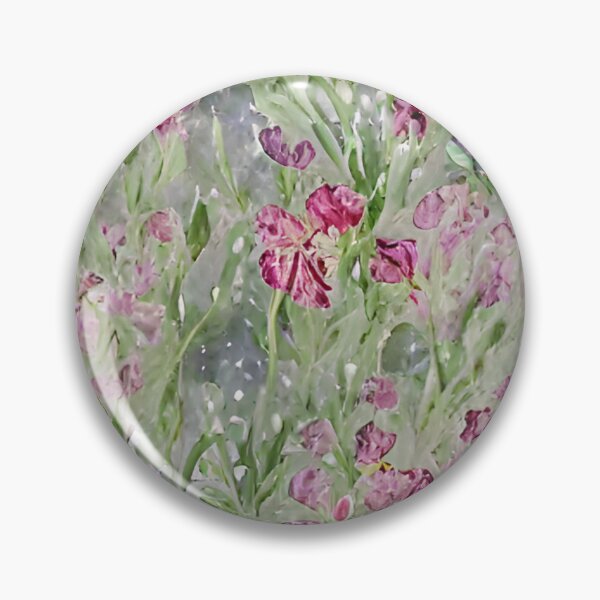 Item preview, Vintage botanical watercolor flowers pattern designed and sold by Artsareus.