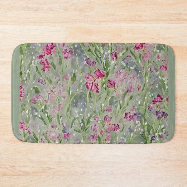 Item preview, Vintage botanical watercolor flowers pattern designed and sold by Artsareus.