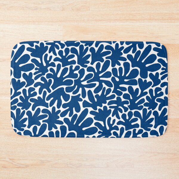 Item preview, Organic Shapes Abstract 240822 - Indigo Style Blue designed and sold by Artberry.