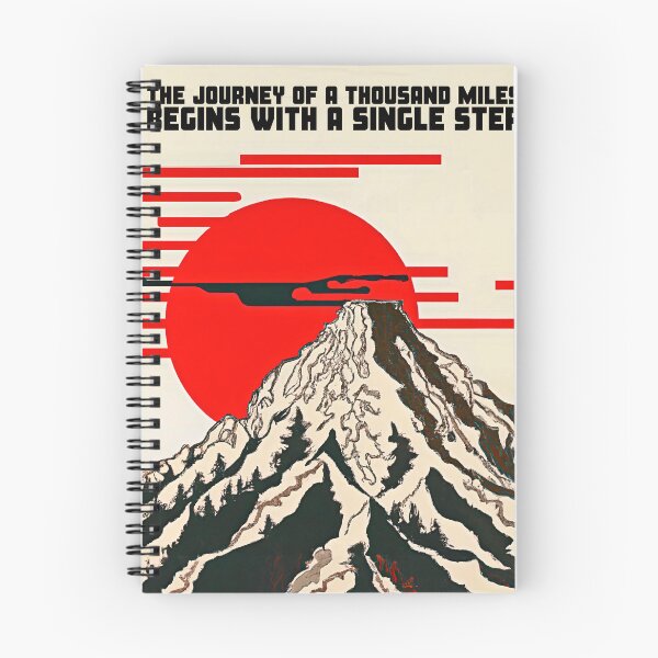 Item preview, El viaje de mil millas comienza con un solo paso designed and sold by You Can Move Mountains.