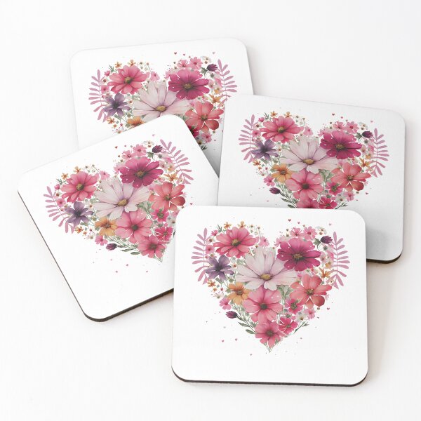 Item preview, Multi-Floral Heart designed and sold by HappyLifeCreate.