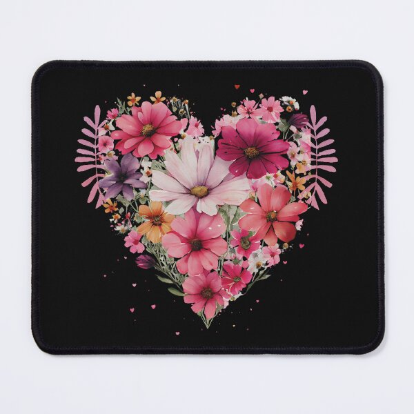 Item preview, Multi-Floral Heart designed and sold by HappyLifeCreate.