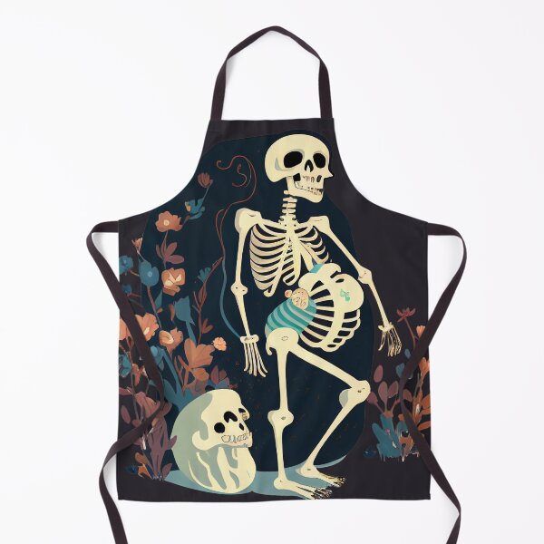 Artikelvorschau, Schwangeres Halloween-Skelett entworfen und verkauft von colorexz.