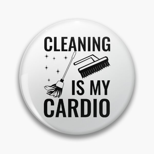 Artikelvorschau, Putzen ist mein Cardio entworfen und verkauft von Bobeys.