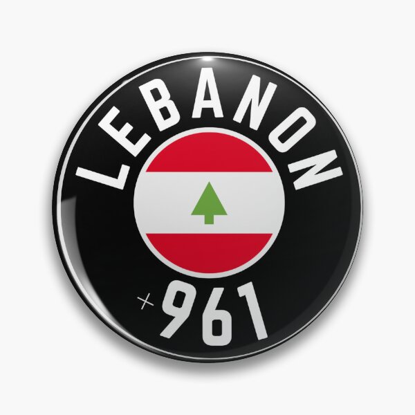 Item preview, LEBANON country code +961 classic logo designed and sold by LeddsoDello.