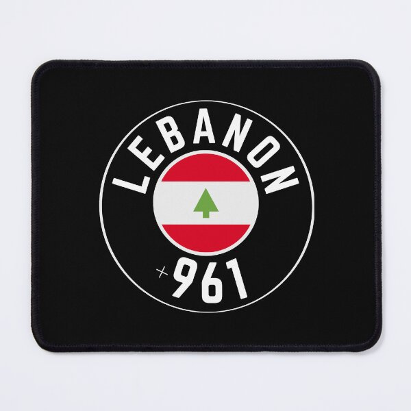 Item preview, LEBANON country code +961 classic logo designed and sold by LeddsoDello.