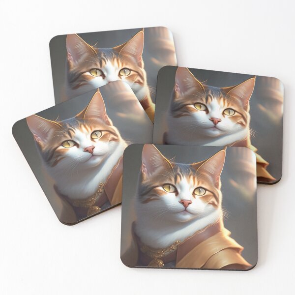 Item preview, Cat in Armor - Modern Digital Art designed and sold by Ai-michiart.