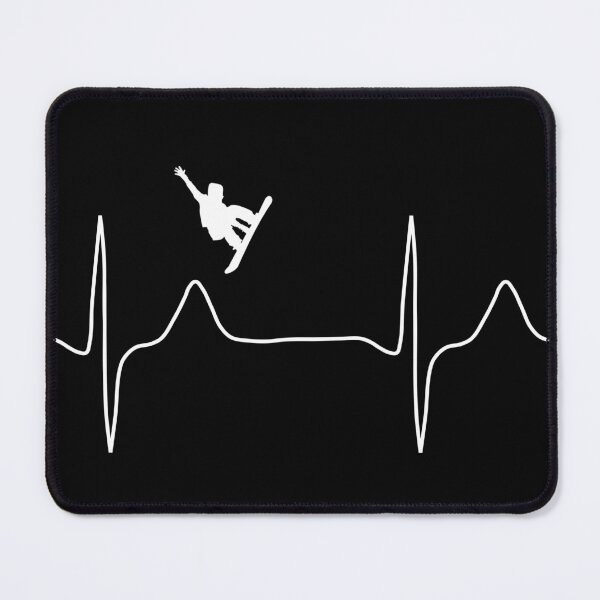 Item preview,  My heart beats for Snowboarding, dark background designed and sold by Jeeb-Arts.