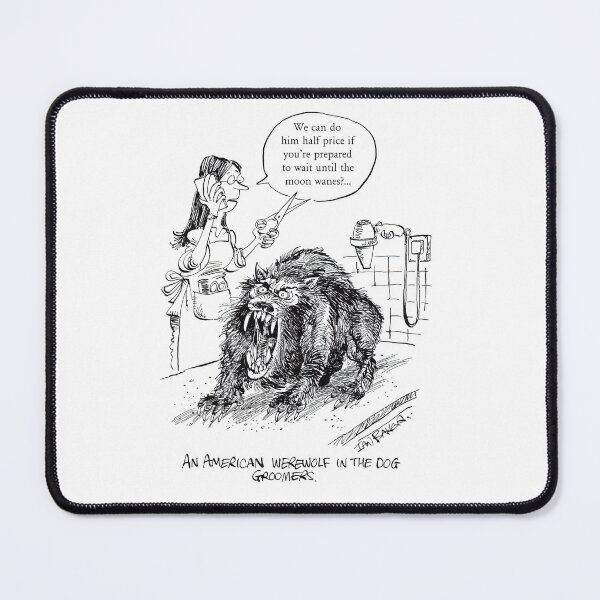 Item preview, An American Werewolf in the Dog Groomers designed and sold by IanBakerToons.