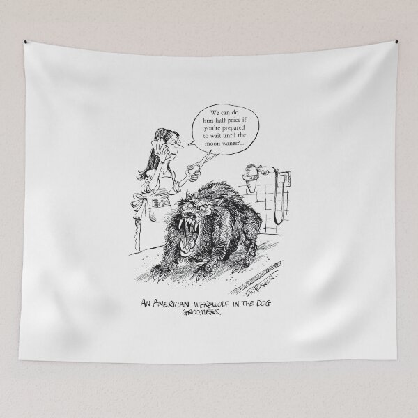 Item preview, An American Werewolf in the Dog Groomers designed and sold by IanBakerToons.