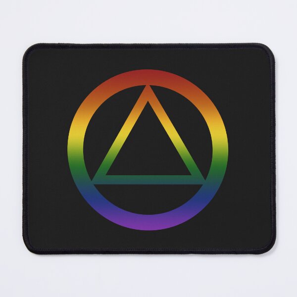 Item preview, Alcoholics Anonymous Rainbow Pride Symbol designed and sold by RecoveryGift.