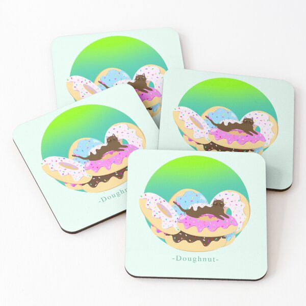 Item preview, Doughnut Cat - Variants designed and sold by AcePopDesigns.