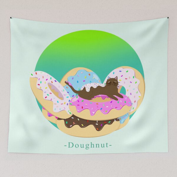 Item preview, Doughnut Cat - Variants designed and sold by AcePopDesigns.