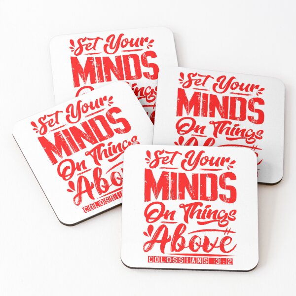 Item preview, Set Your Minds On Things Above - Colossians 3:2 designed and sold by plushism.