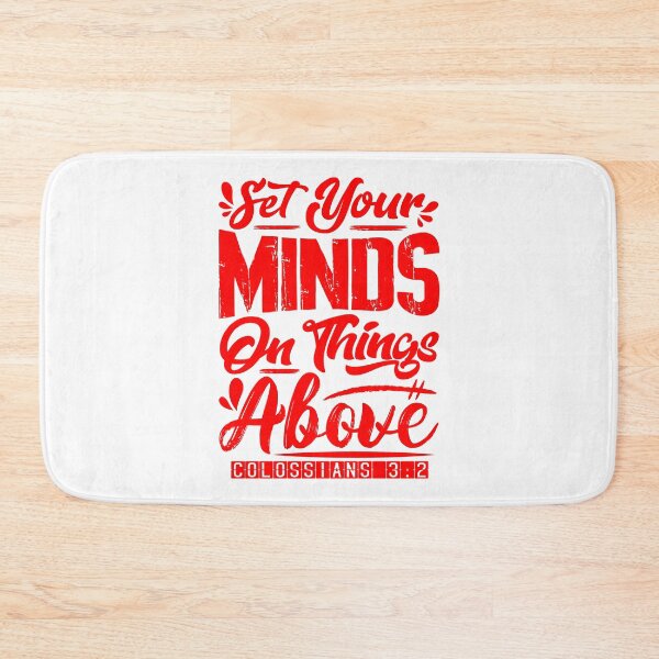 Item preview, Set Your Minds On Things Above - Colossians 3:2 designed and sold by plushism.