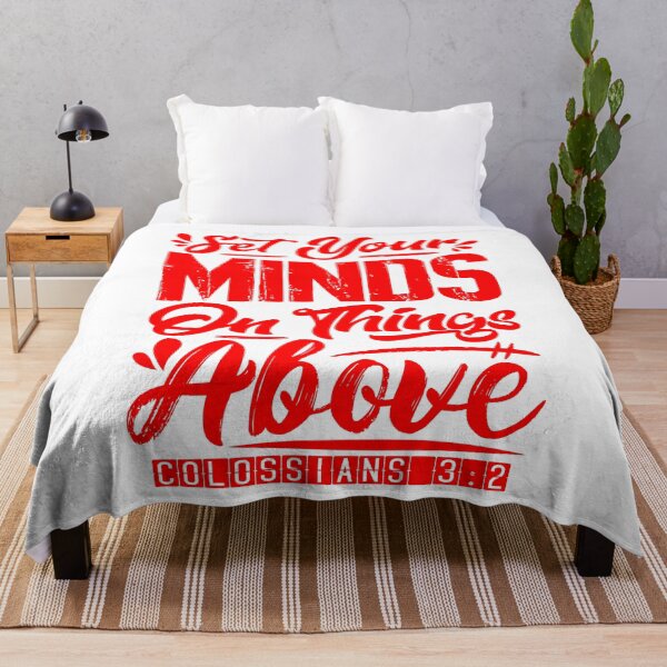 Item preview, Set Your Minds On Things Above - Colossians 3:2 designed and sold by plushism.