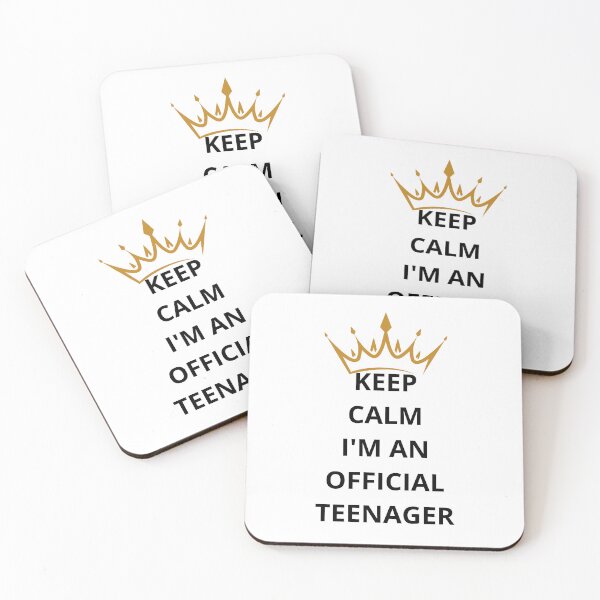 Item preview, Keep calm I'm an official teenager designed and sold by Design Kingdom.