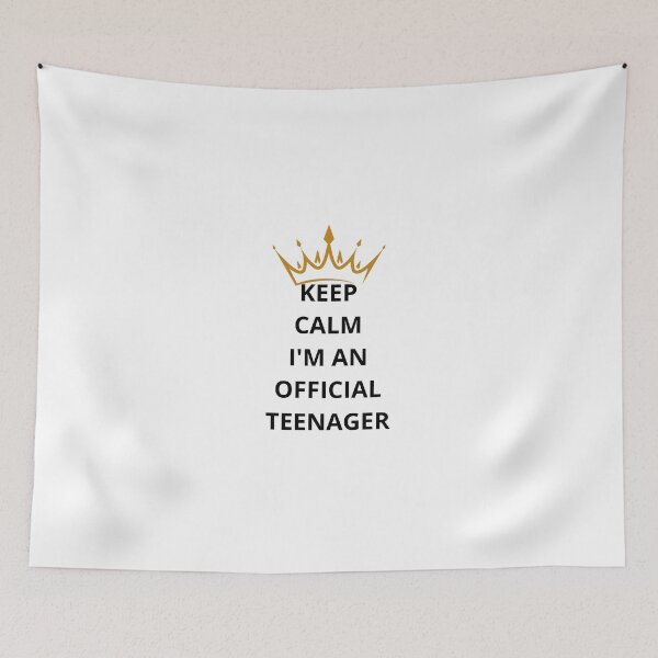 Item preview, Mantén la calma, soy un adolescente oficial. designed and sold by Design Kingdom.