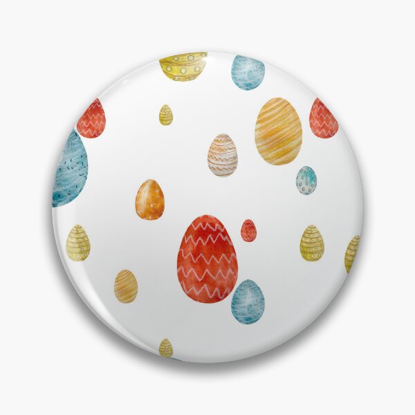 Item preview, Egg textured Easter ornate pattern a watercolor designed and sold by Yana Mustafina | Boho Soulful Designs.