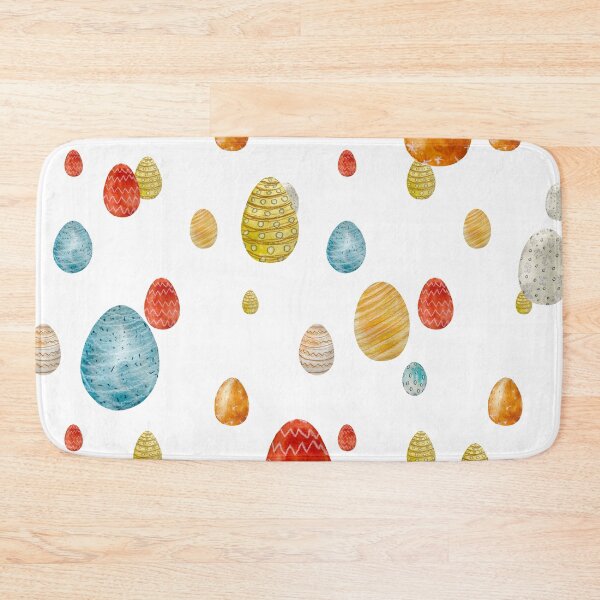 Item preview, Egg textured Easter ornate pattern a watercolor designed and sold by Yana Mustafina | Boho Soulful Designs.