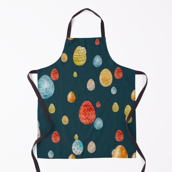 Item preview, Egg textured Easter ornate pattern a watercolor blue designed and sold by Yana Mustafina | Boho Soulful Designs.