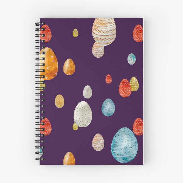 Item preview, Egg textured Easter ornate pattern a watercolor violet designed and sold by Yana Mustafina | Boho Soulful Designs.