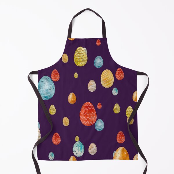 Item preview, Egg textured Easter ornate pattern a watercolor violet designed and sold by Yana Mustafina | Boho Soulful Designs.