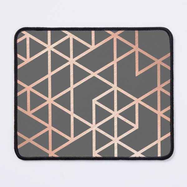 Item preview, Rose Gold and Gray Geometric Pattern designed and sold by RecoveryGift.