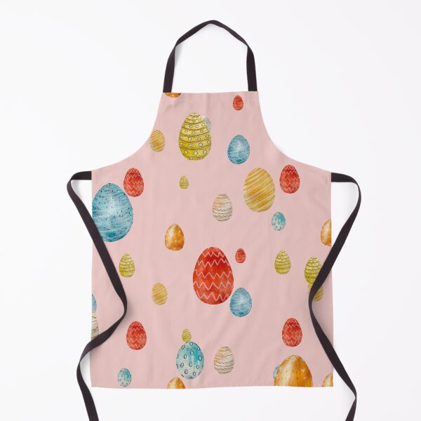 Item preview, Egg textured Easter ornate pattern a watercolor pink designed and sold by Yana Mustafina | Boho Soulful Designs.